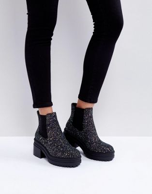 ASOS RAPIDLY Chunky Chelsea Boots