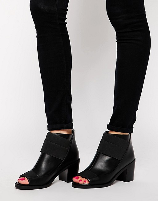 ASOS | ASOS RIDLEY Peep Toe Ankle Boots