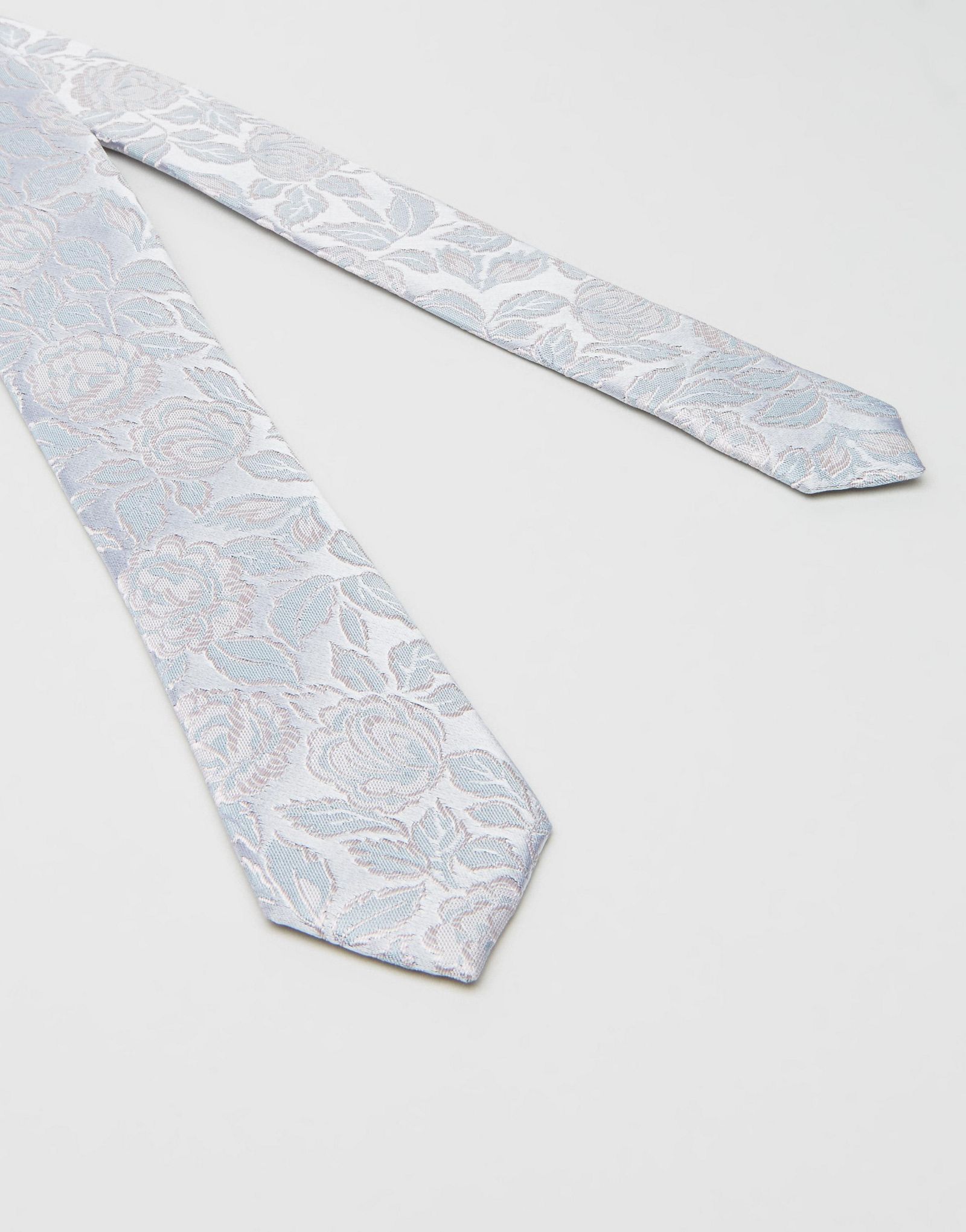 ASOS Silk Wedding Tie In Floral Design