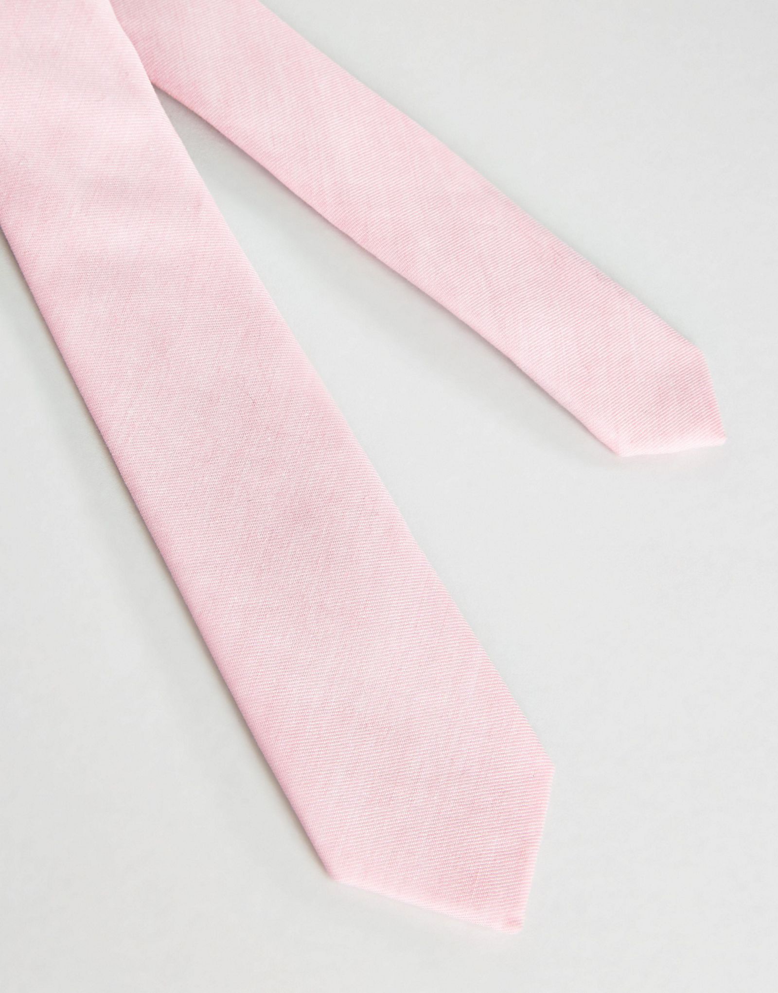 ASOS Slim Tie In Pink Texture