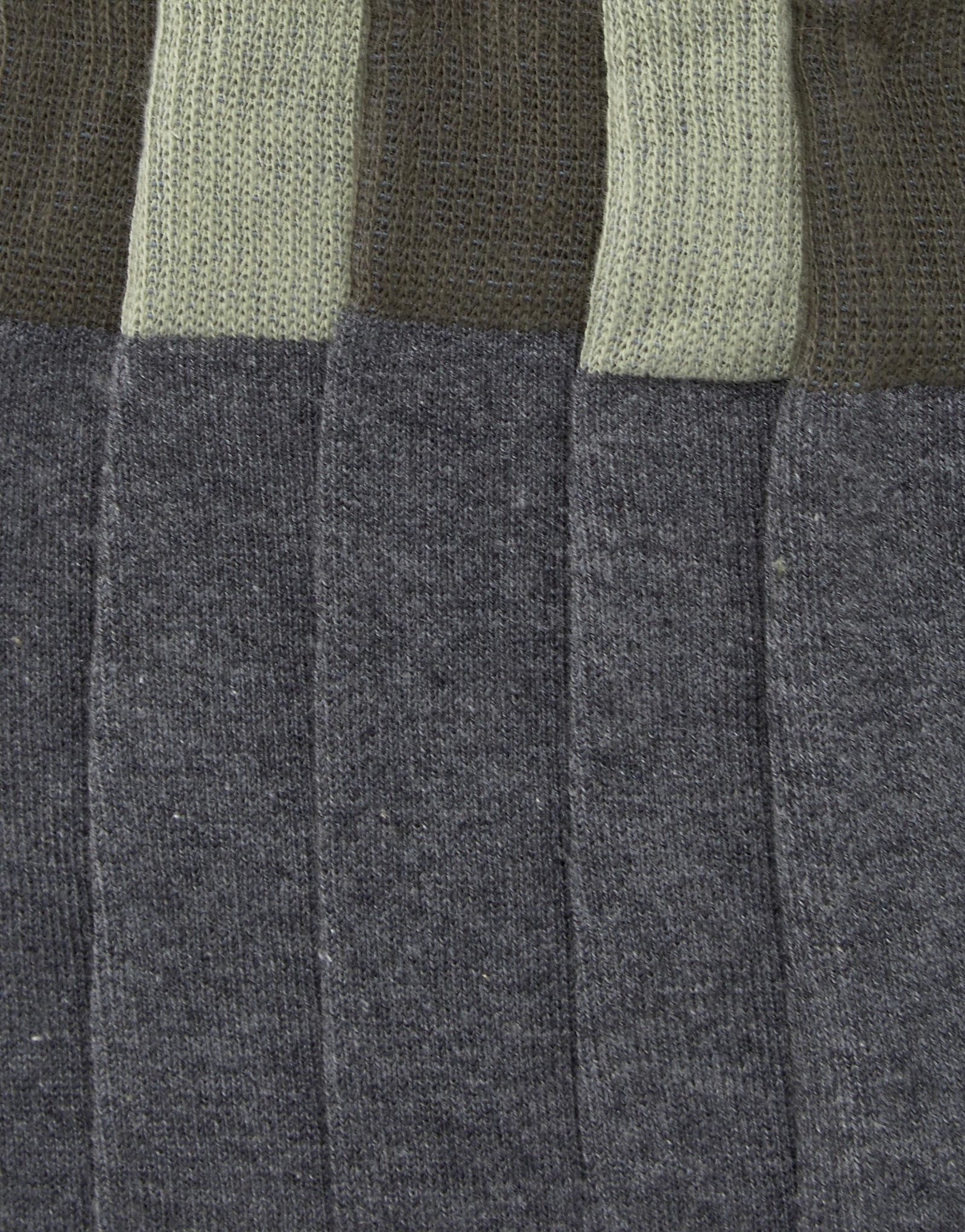 ASOS Socks In Grey With Khaki Heel & Toe 5 Pack