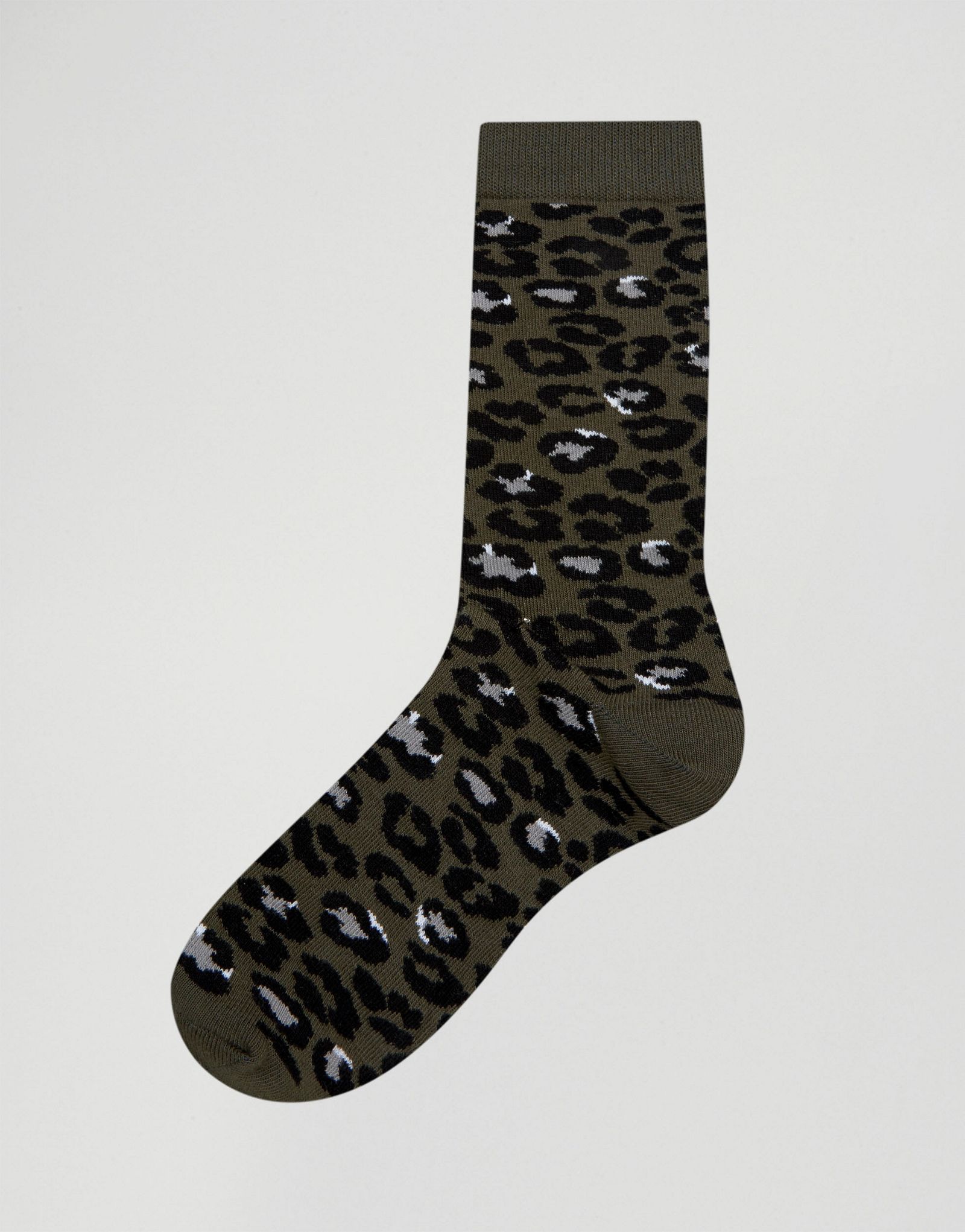 ASOS Socks With Leopard Design 3 Pack