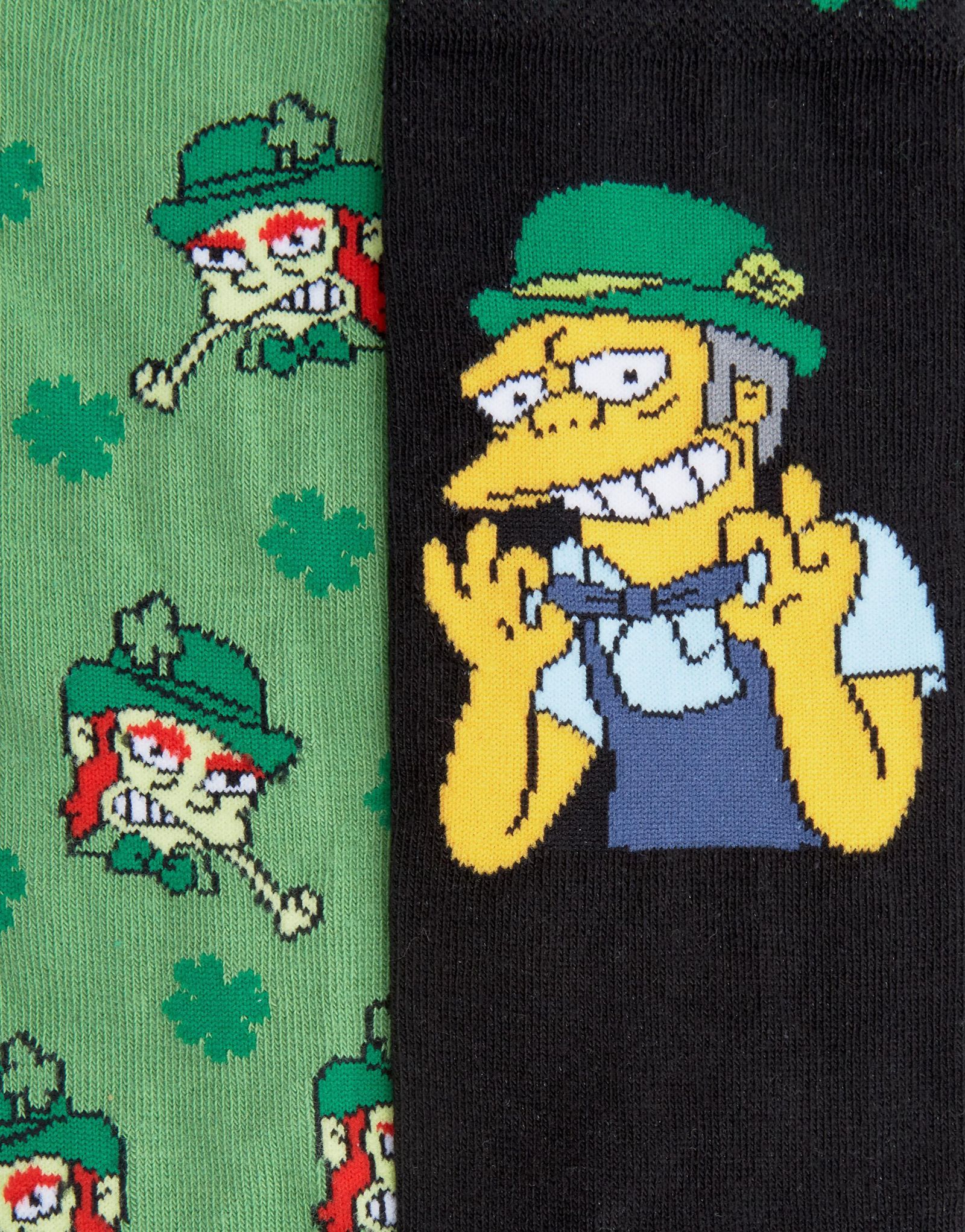 ASOS Socks With Simpsons St. Patricks Day Design 2 Pack
