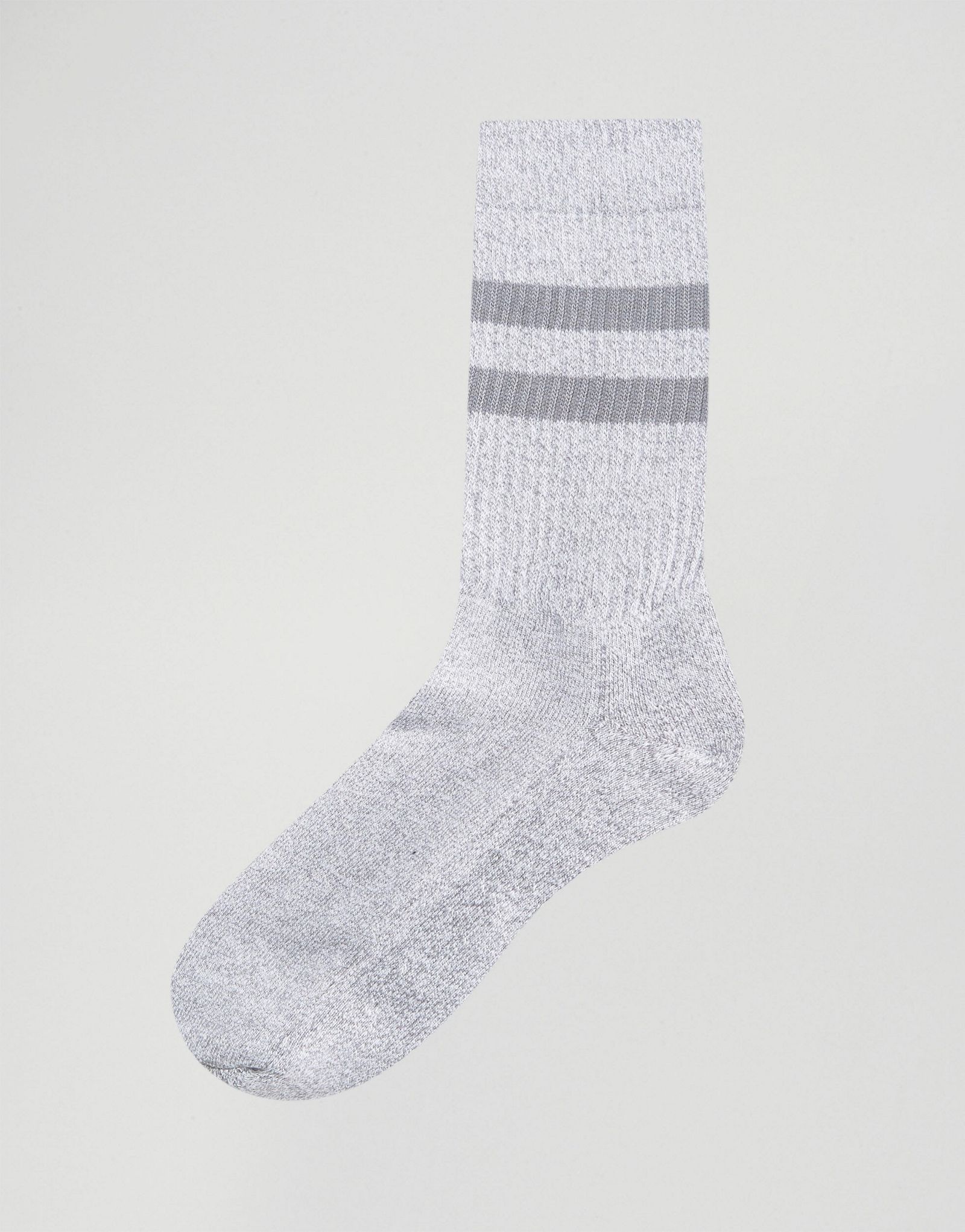 ASOS Sports Style Socks In Monochrome Twisted Yarn 5 Pack