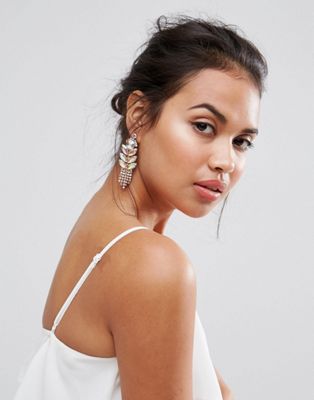 ASOS Statement Iridescent Jewel Earrings