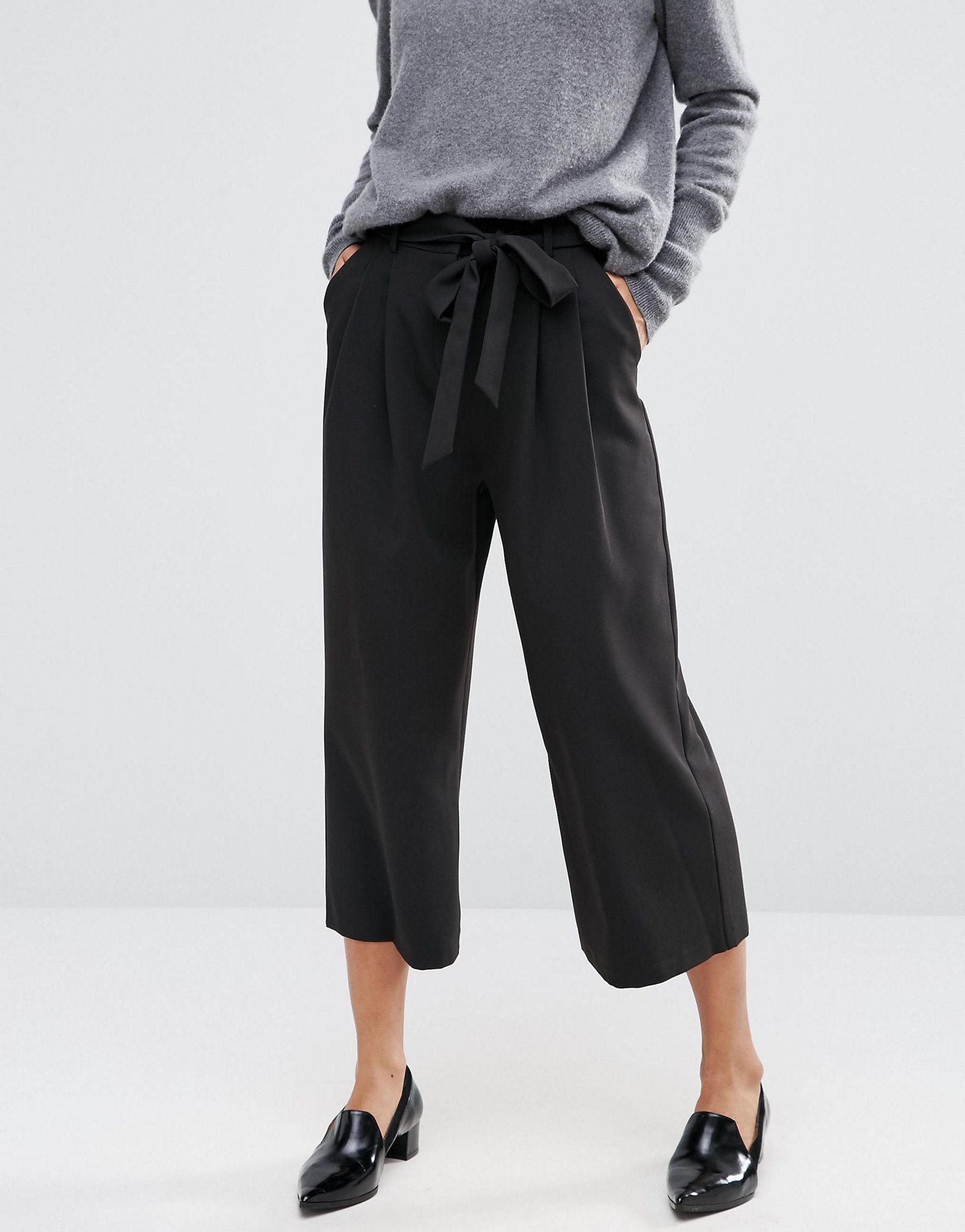 ASOS Tailored Culotte with Tie Waist