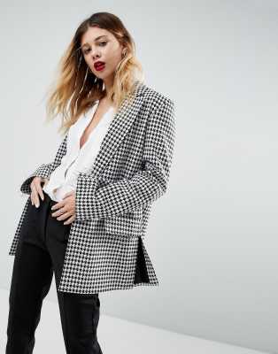 ASOS Tailored Power Blazer in Dogstooth