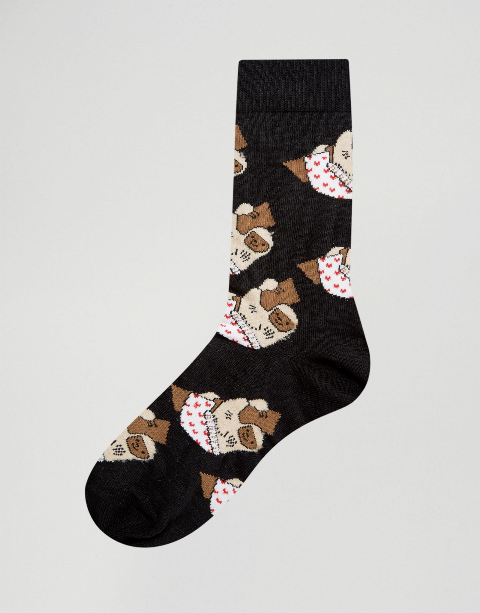 ASOS Valentines Socks With Animal Design 3 Pack
