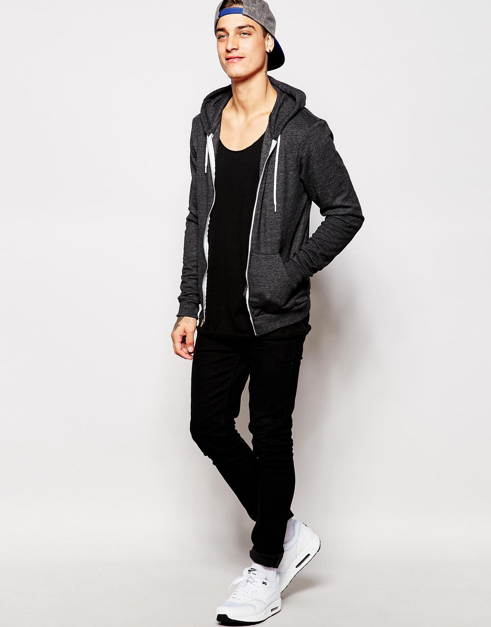 ASOS Vest With Raw Edge And Relaxed Skater Fit