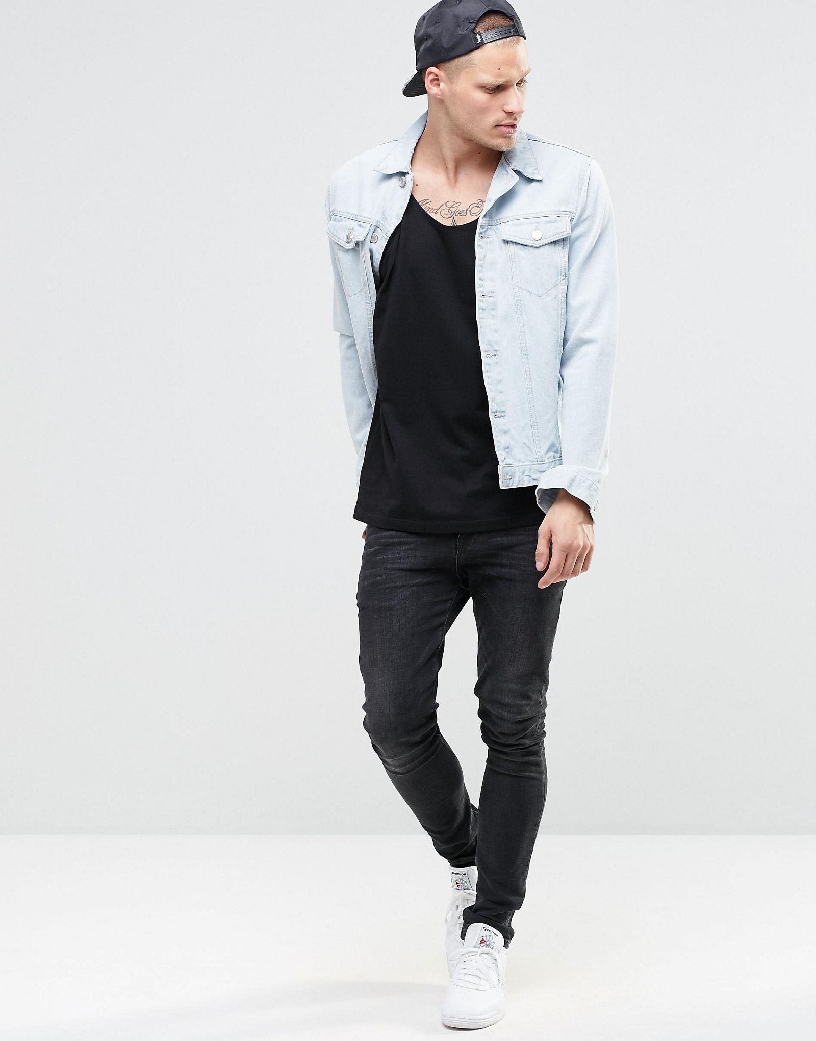 ASOS Vest With Relaxed Skater Fit 3 Pack SAVE 17%