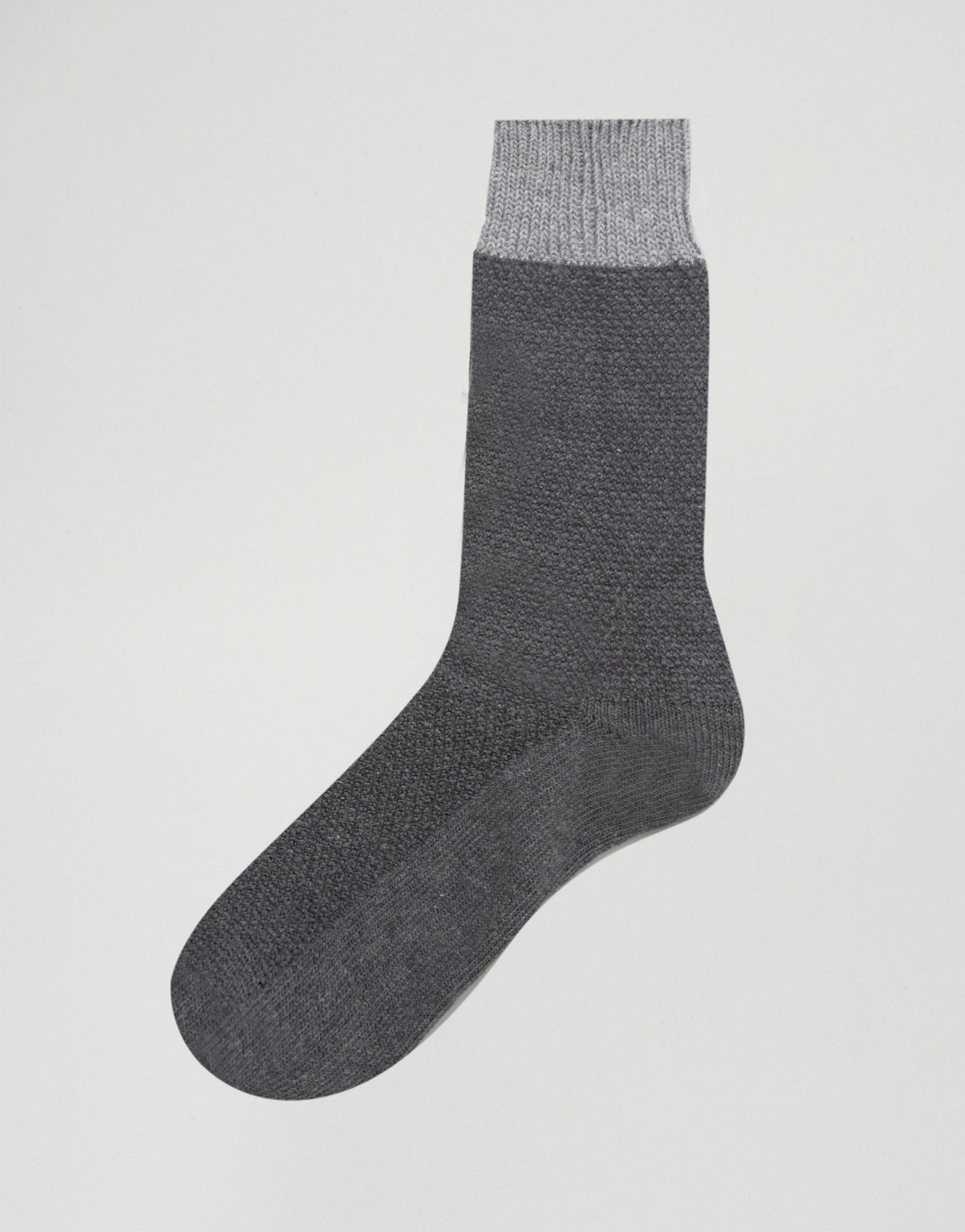 ASOS Waffle Socks With Contrast Welts 5 Pack