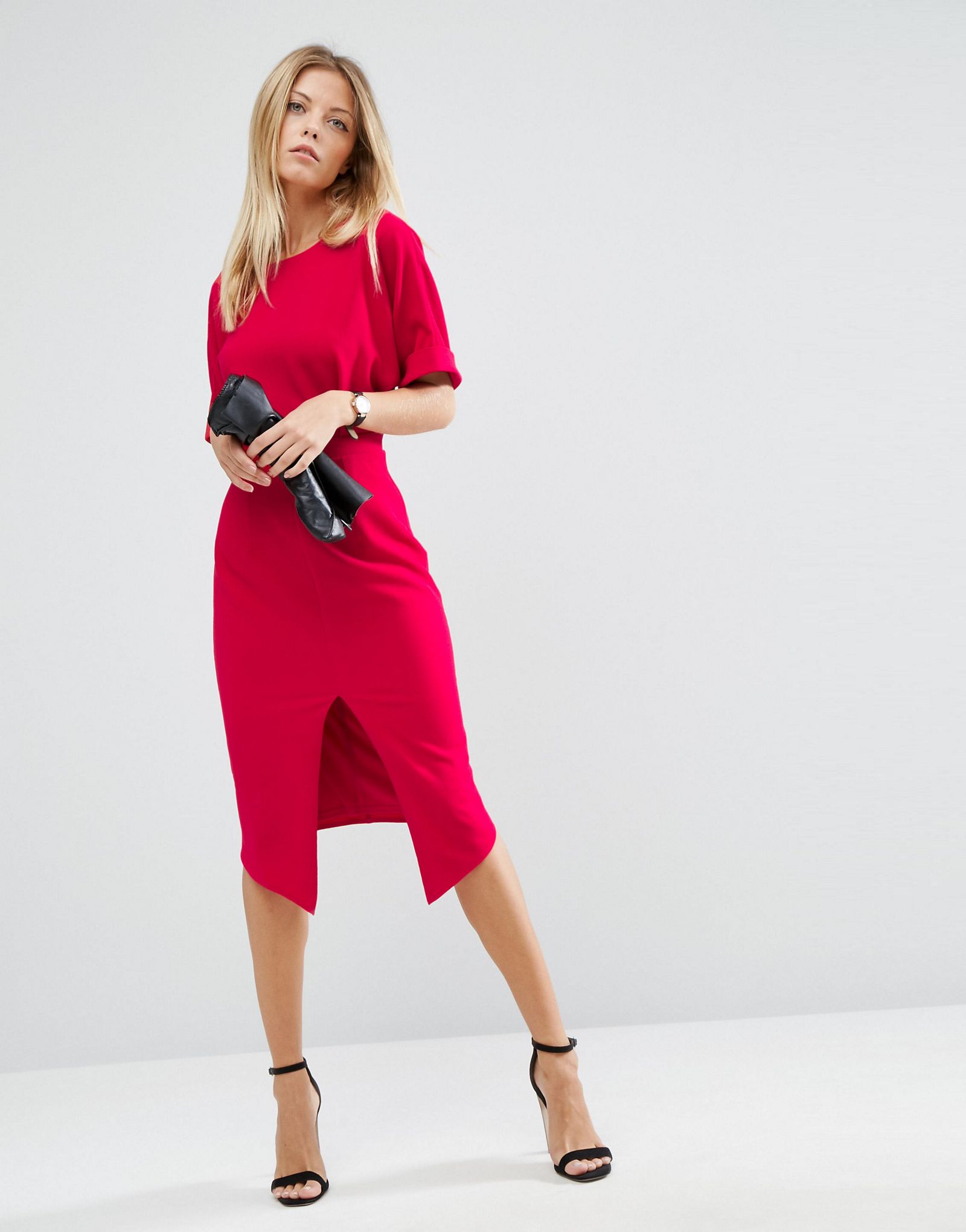 ASOS Wiggle Dress with Split Front