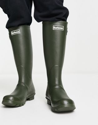 Bede wellington boots in olive