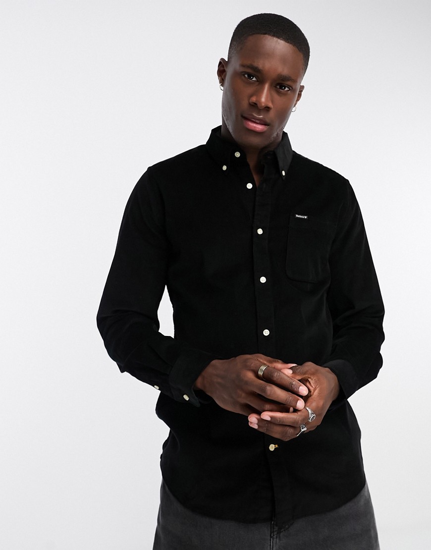 Barbour Ramsey tailored shirt in black