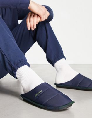 Scott quilted slippers in navy