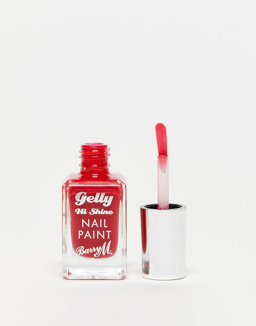 Barry M Gelly Hi Shine Nail Paint - Hot Chilli-Red