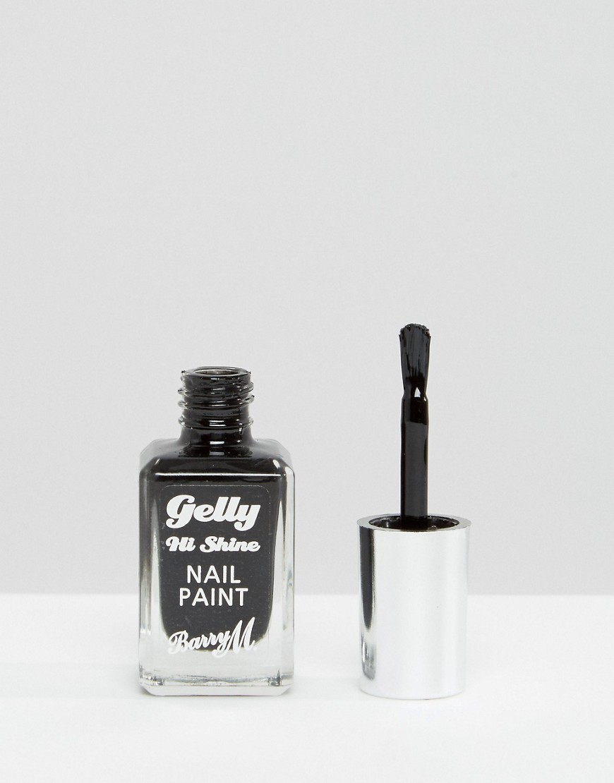 Barry M Gelly Hi-Shine Nail Polish - Black