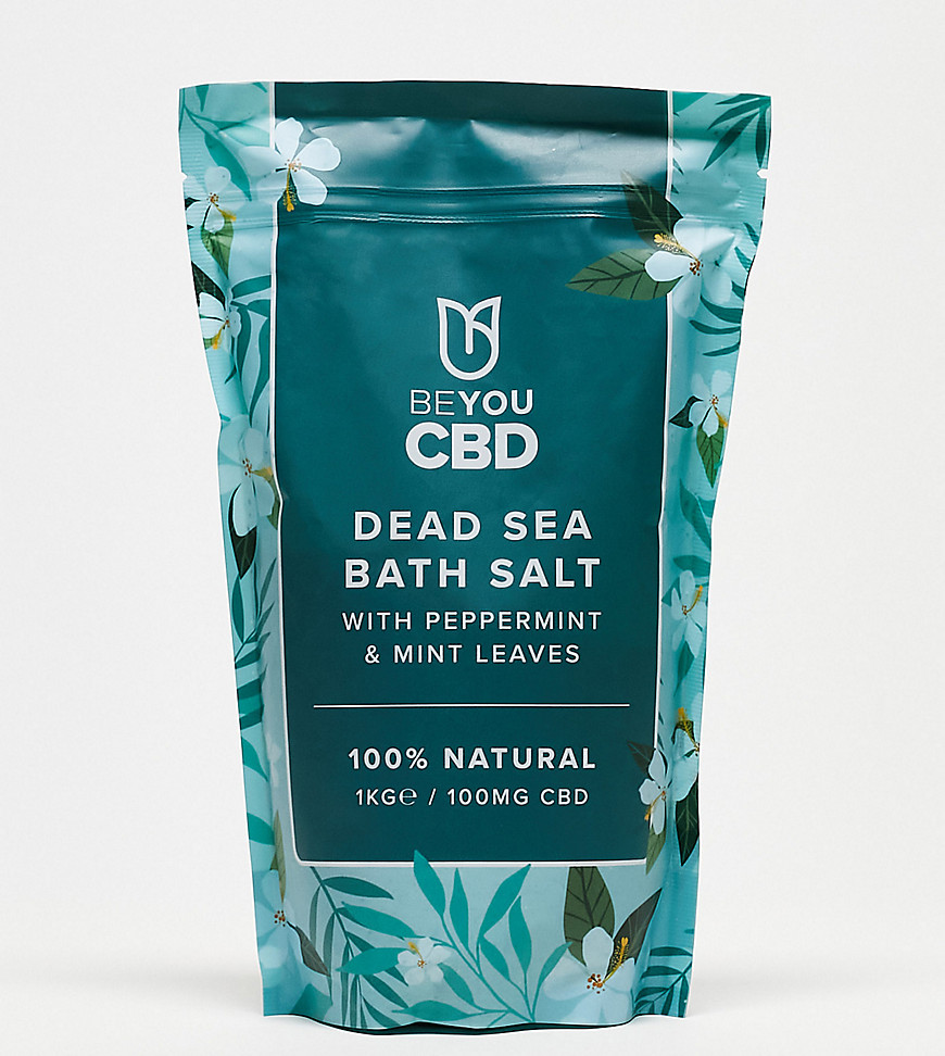 BEYOU CBD Dead Sea Salts with Peppermint & Mint Leaves-No colour