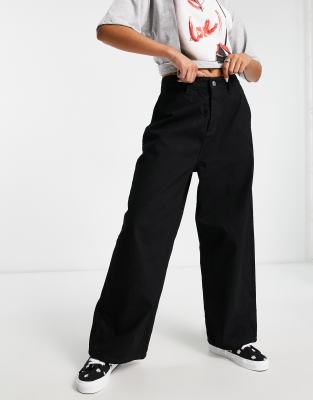 Bolongaro Trevor Abigal barrel l leg high waist jeans in black - Click1Get2 Promotions