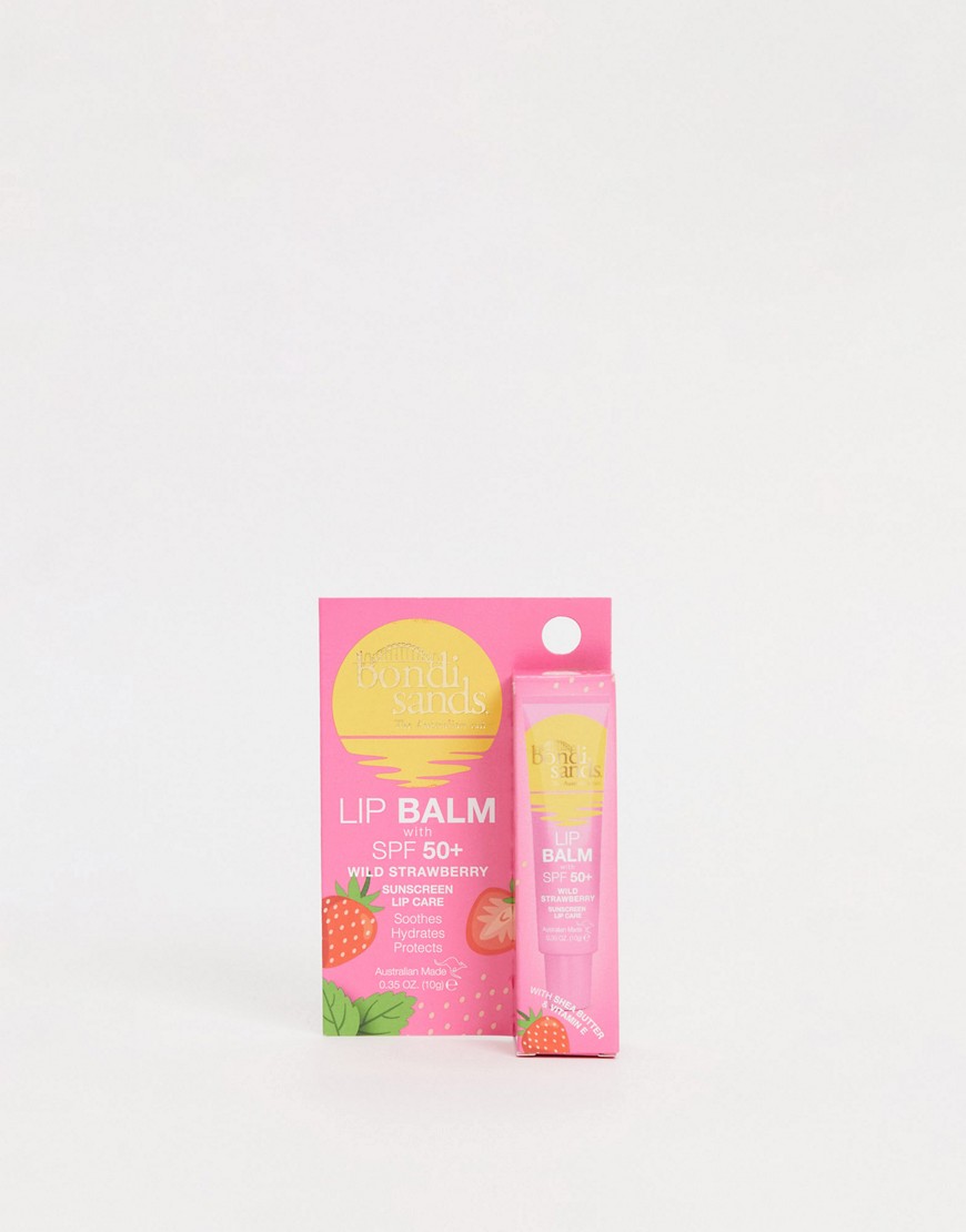 Bondi Sands SPF 50+ Lip Balm Strawberry 10g-Clear