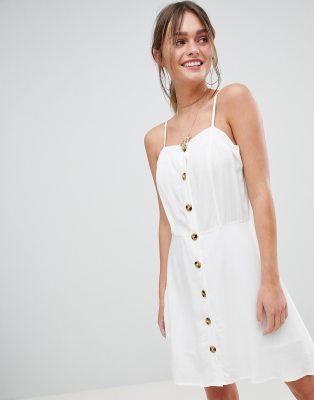 boohoo button down dress