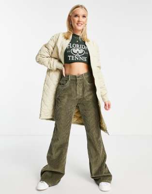 Brave Soul orlando diamond quilted coat - Click1Get2 Price Drop