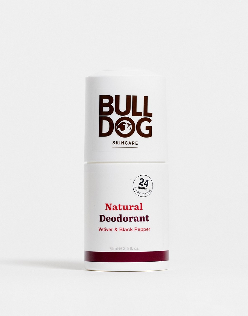 Bulldog Black Pepper & Vetiver Deodorant Roll On 75ml-No colour
