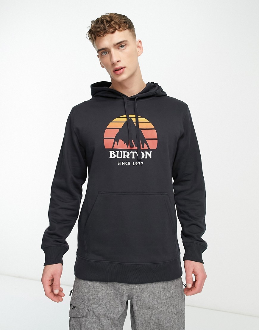 Burton Snow Underhill pullover hoodie in black