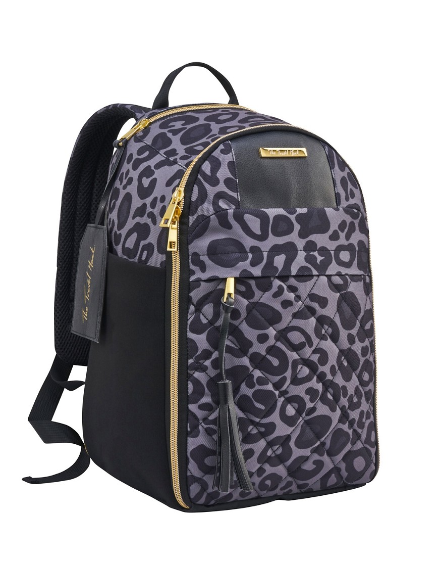 Cabin Max Travel hack underseat backpack 40x20x25cm in leopard-Grey