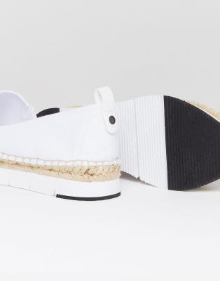 calvin klein genna canvas espadrille shoes