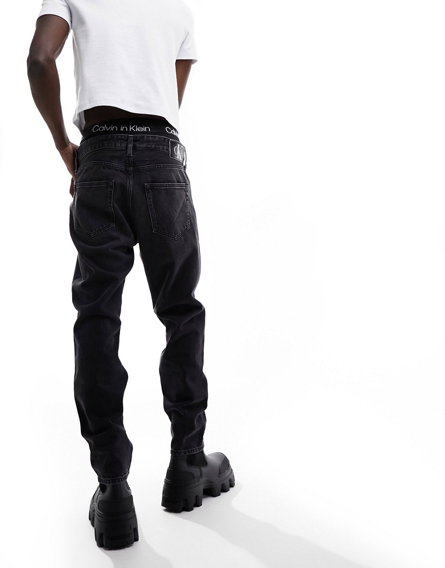 Calvin Klein Jeans dad jeans in black