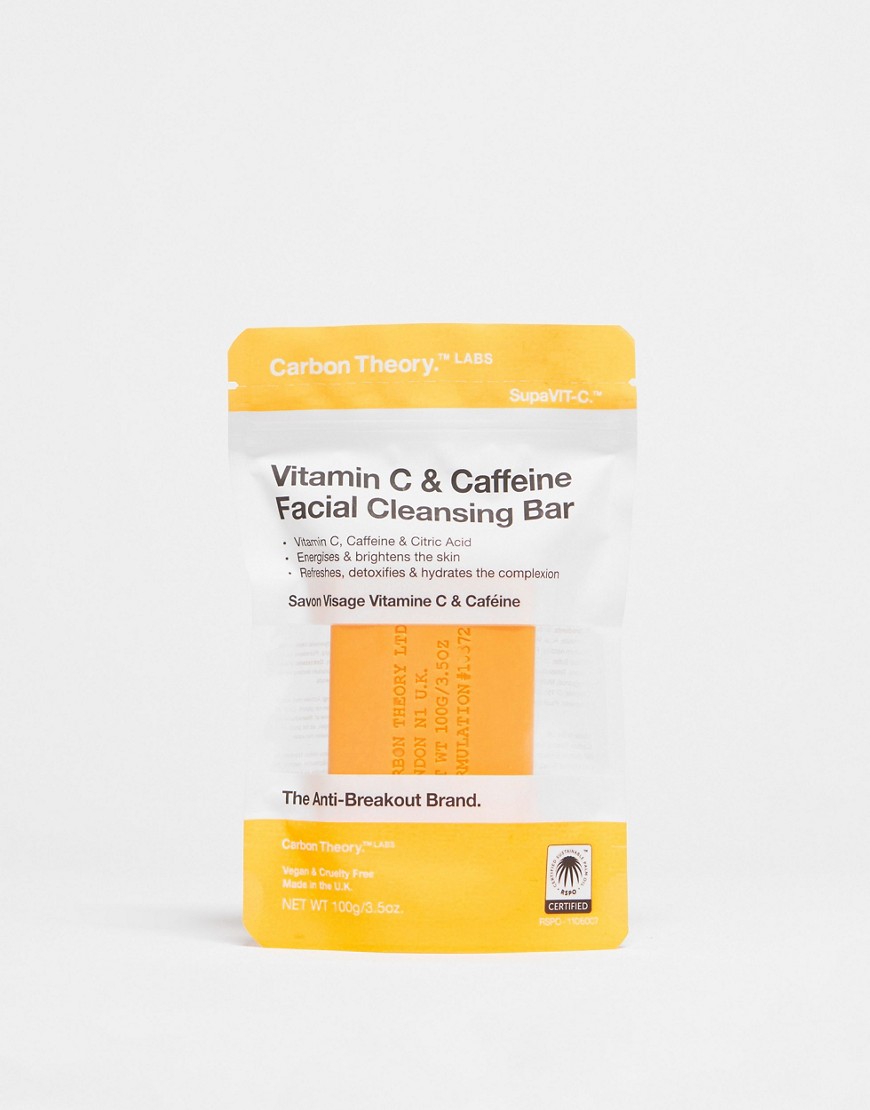 Carbon Theory Vitamin C & Caffeine Facial Cleansing Bar-No colour