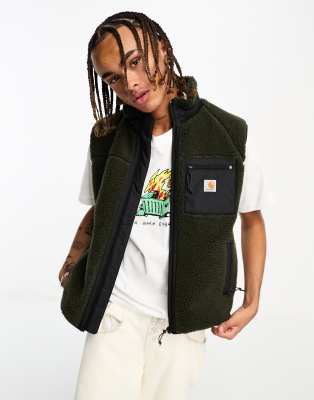 Chaleco Verde De Sherpa Prentis De Carhartt Wip Asos