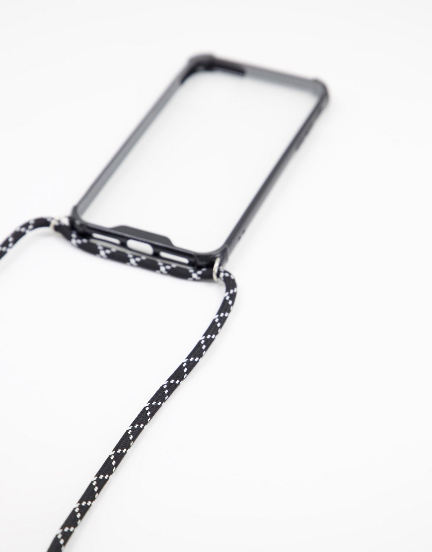 фото Чехол для iphone 11 с ремешком на шею asos design-прозрачный