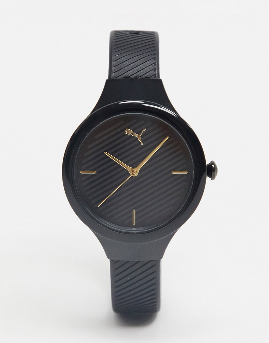 фото Черные наручные часы puma p1020-черный
