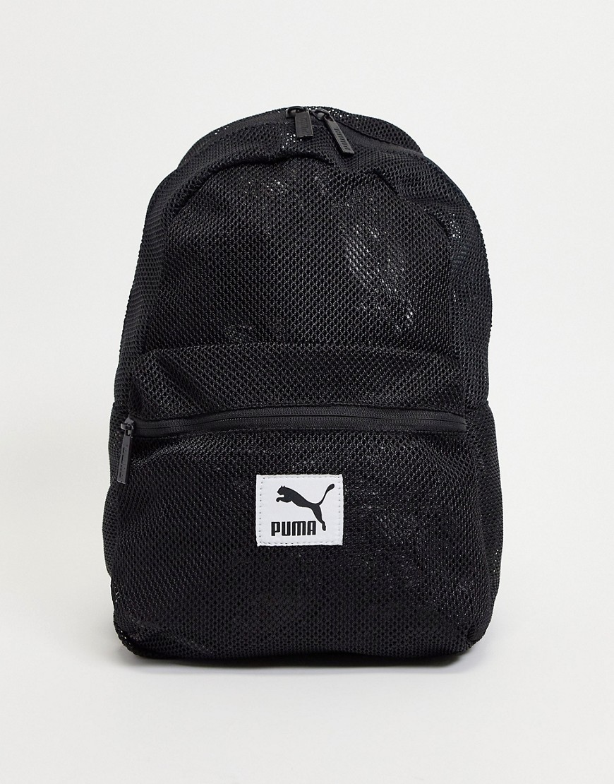 фото Черный сетчатый рюкзак puma-черный цвет