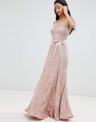 petite lace maxi dress