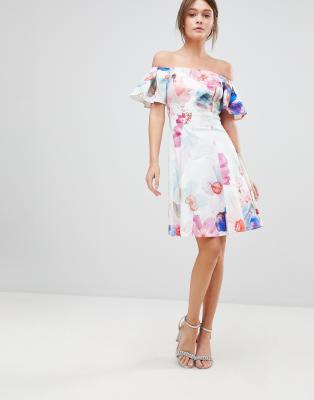 coast odetta embroidered bridesmaid midi dress