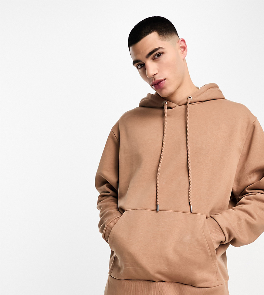 COLLUSION hoodie in brown