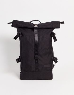 Consigned rolltop backpack in black - Click1Get2 Coupon
