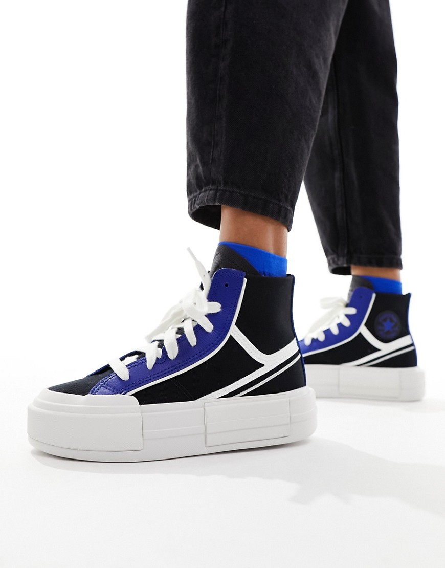 Converse Chuck Taylor All Star Cruise Hi racer trainers in blue and black