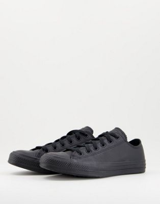 Chuck Taylor All Star Ox trainers in black mono