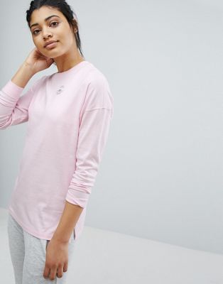 Converse Long Sleeve T-Shirt In Pink