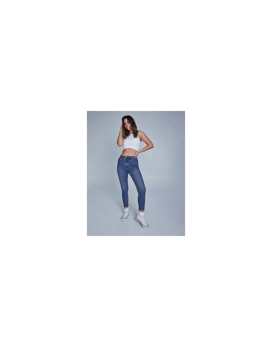 Cotton:On High rise cropped skinny jean in blue