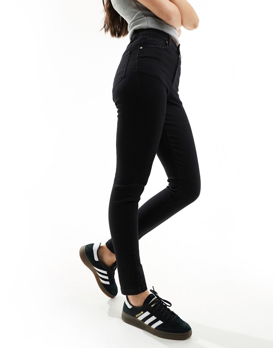 Cotton:On High rise skinny jean in black