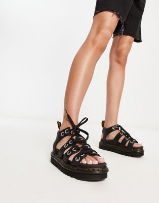 Blaire hardware sandals in black