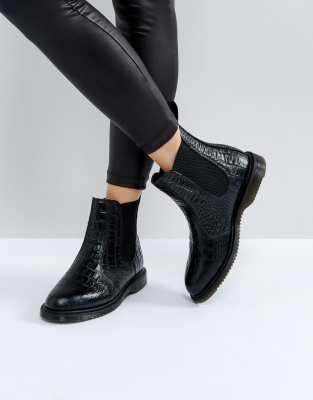 dr martens kensington flora snakeskin