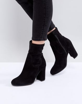 Dune Oliah Suede Heeled Boots