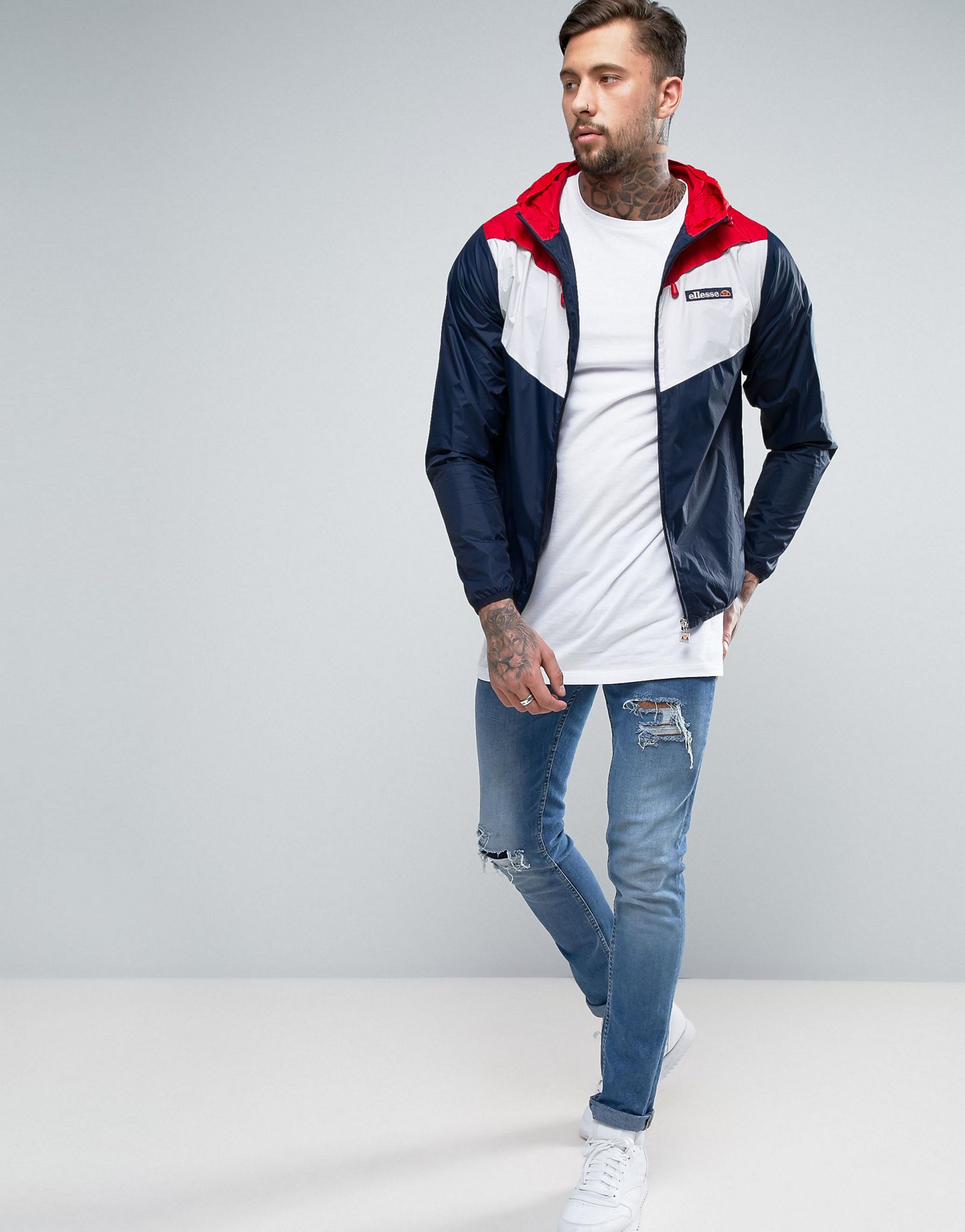Ellesse Lightweight Jacket With Panelling