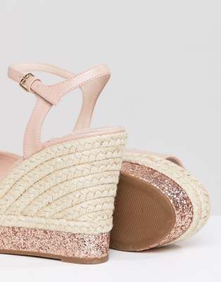 faith pink glitter shoes